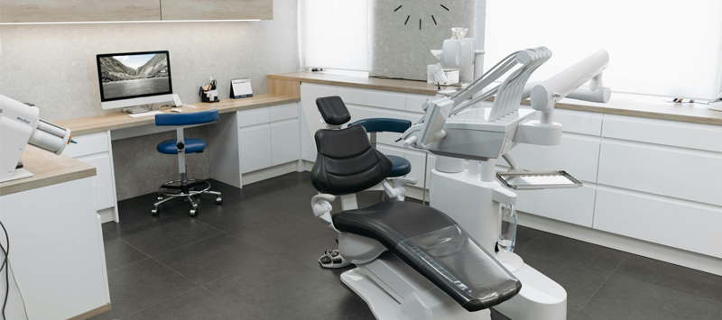 Bright, comfortable waiting area at Able Dental Dental